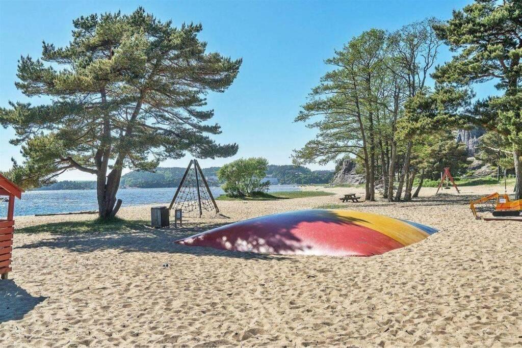 Nybygd Feriebolig Rett Ved Strand Til Leie! Kristiansand Dış mekan fotoğraf