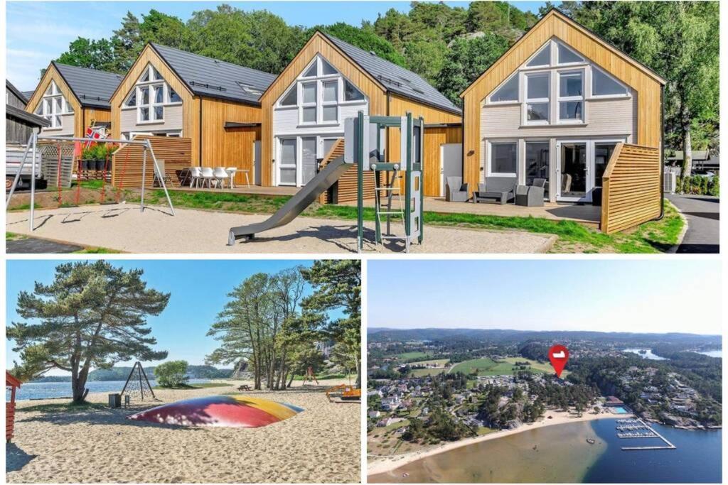 Nybygd Feriebolig Rett Ved Strand Til Leie! Kristiansand Dış mekan fotoğraf