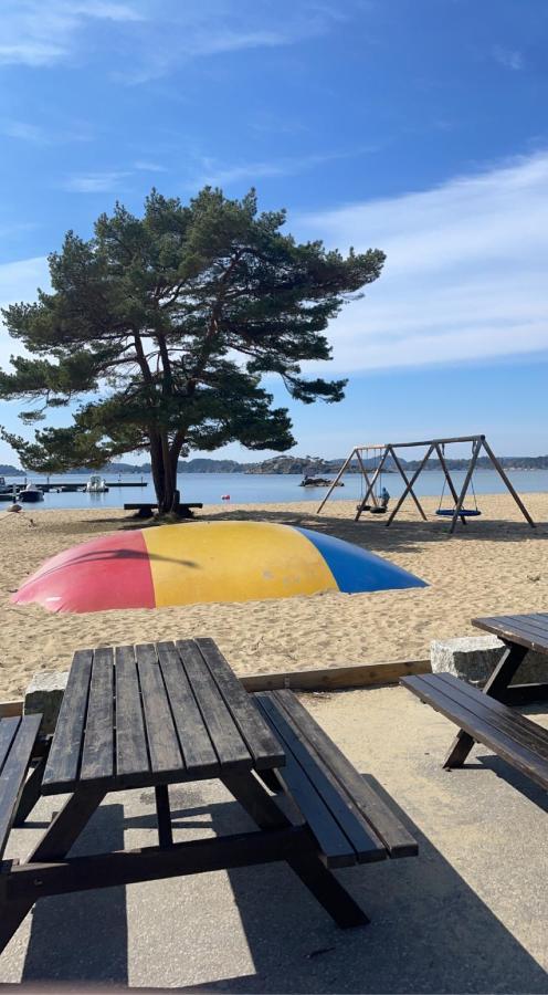 Nybygd Feriebolig Rett Ved Strand Til Leie! Kristiansand Dış mekan fotoğraf